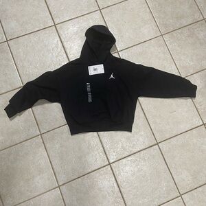 Jordan Black Hoodie with Iconic Logo
NWT